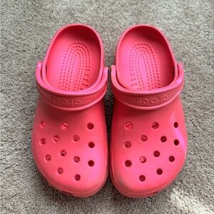 Hot Pink Crocs